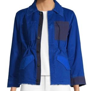 Zadig and Voltaire color block utility jacket size small